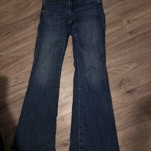 American Eagle Outfitters Dark Blue Flare Jeans